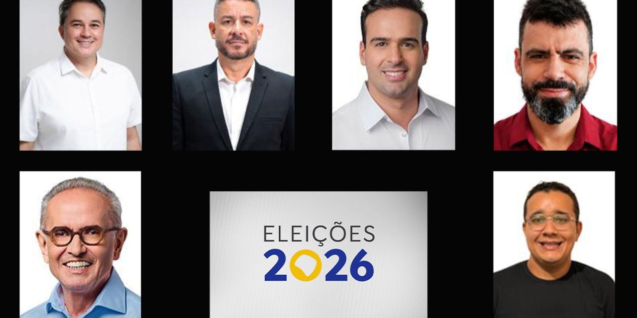 Lista dos seis candidatos ao governo da Paraíba