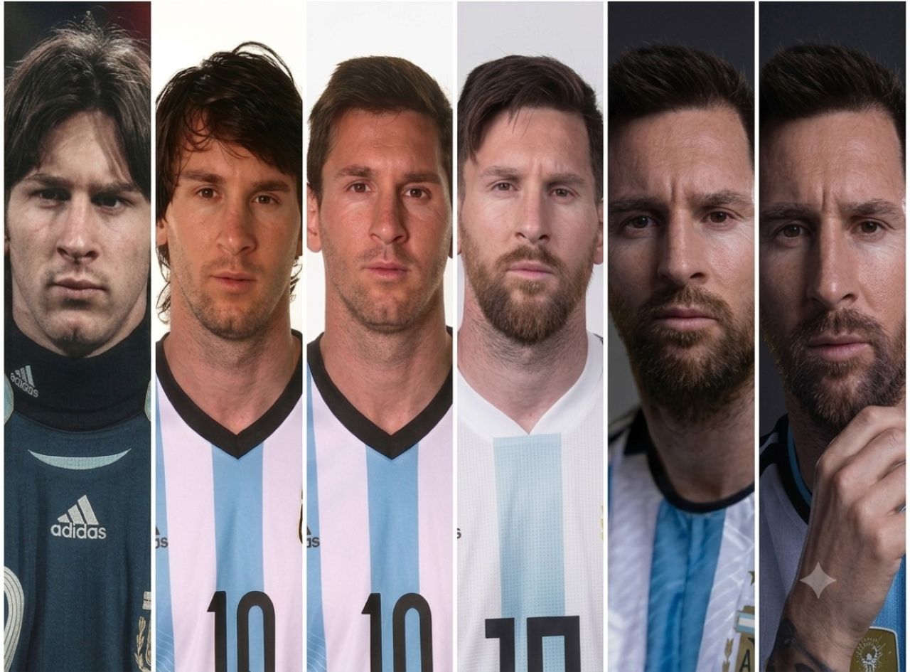 Lionel Messi em ação pela seleção argentina