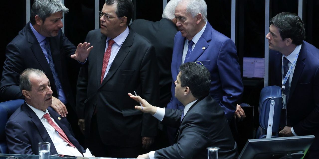 Plenário do Senado em sessão deliberativa