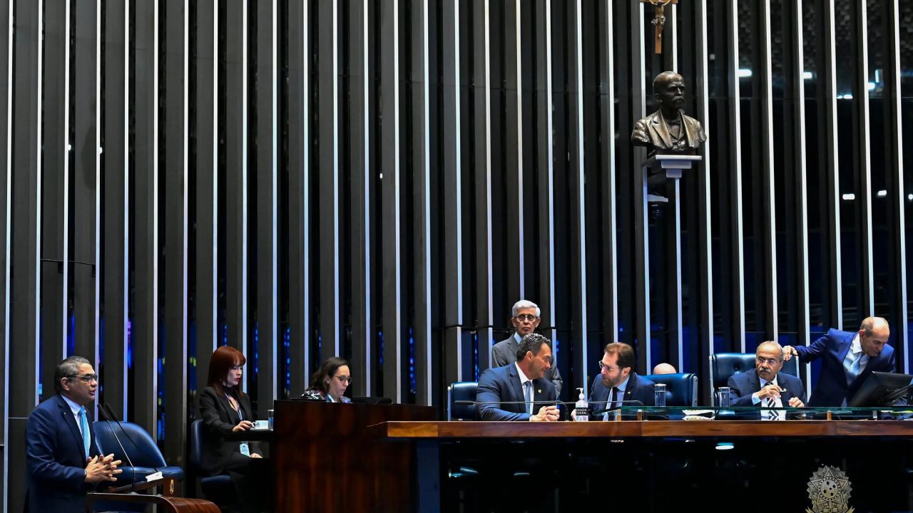 Plenário do Senado em sessão