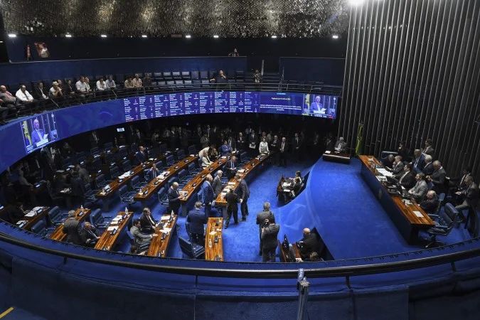 Plenário do Senado em votação