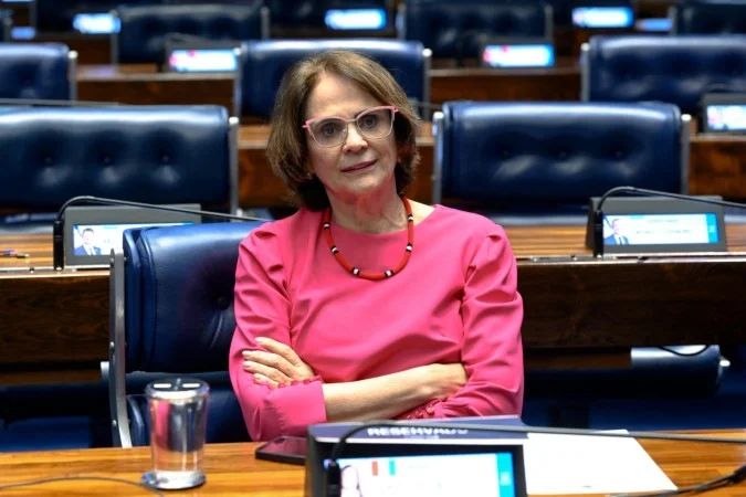Plenário do Senado em sessão remota