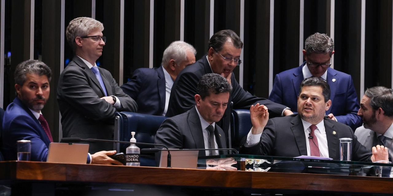 Plenário do Senado durante votação