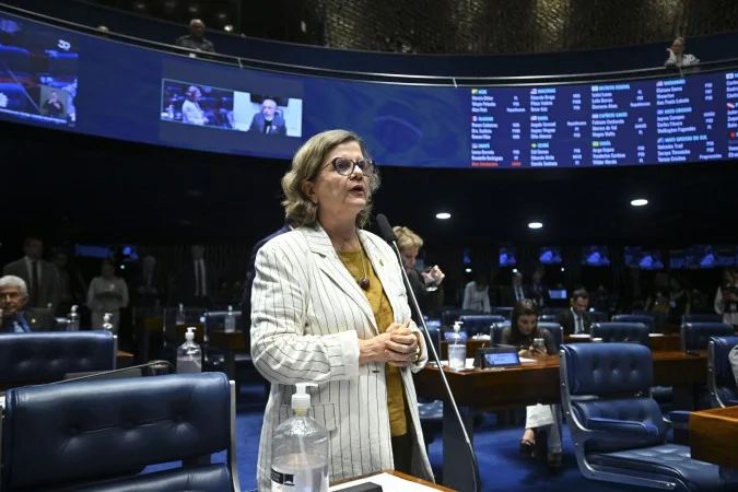 Plenário do Senado em sessão; deputados e senadores deliberam pautas