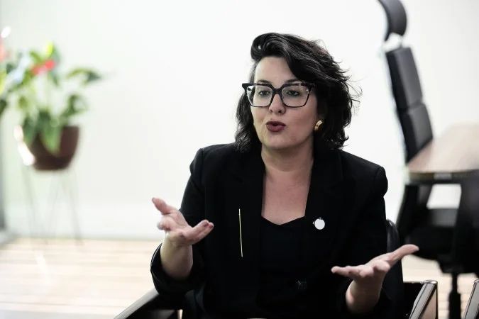 Plenário do Senado em sessão remota