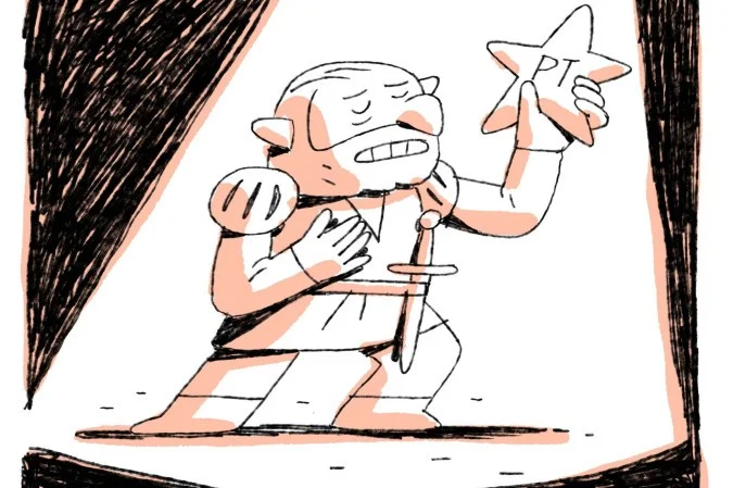 Lula em evento, com semblante pensativo