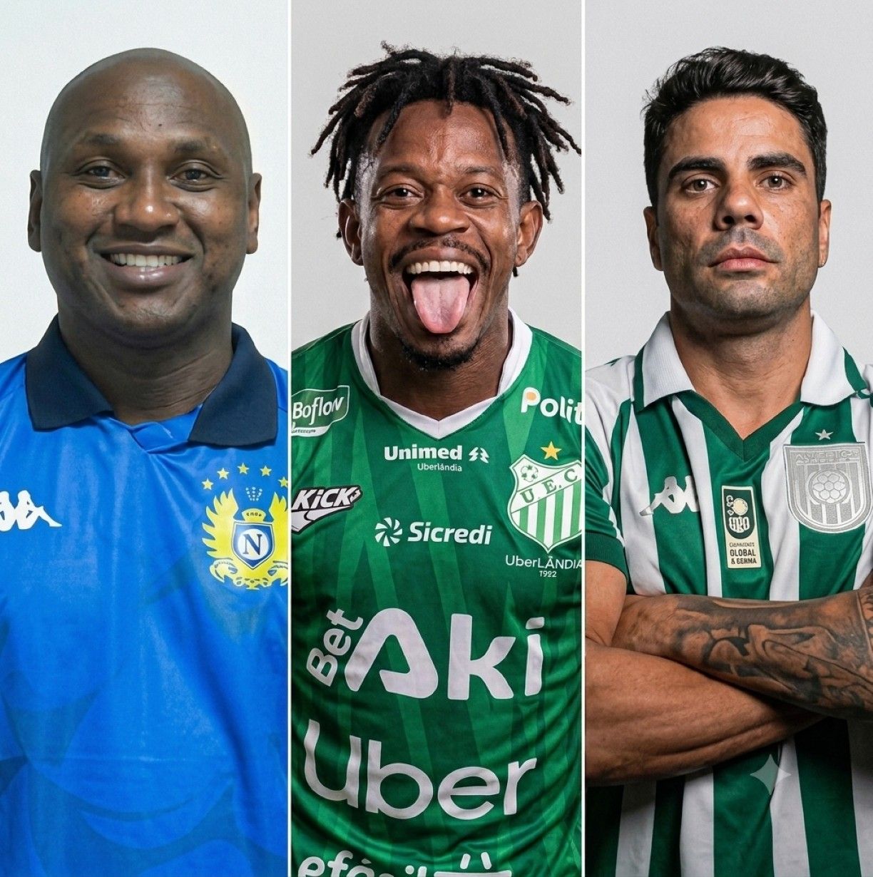 Jogadores veteranos na disputa da Série D