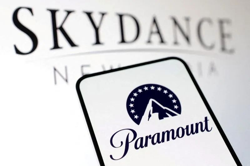 Logotipo da Skydance e telas de serviços de streaming