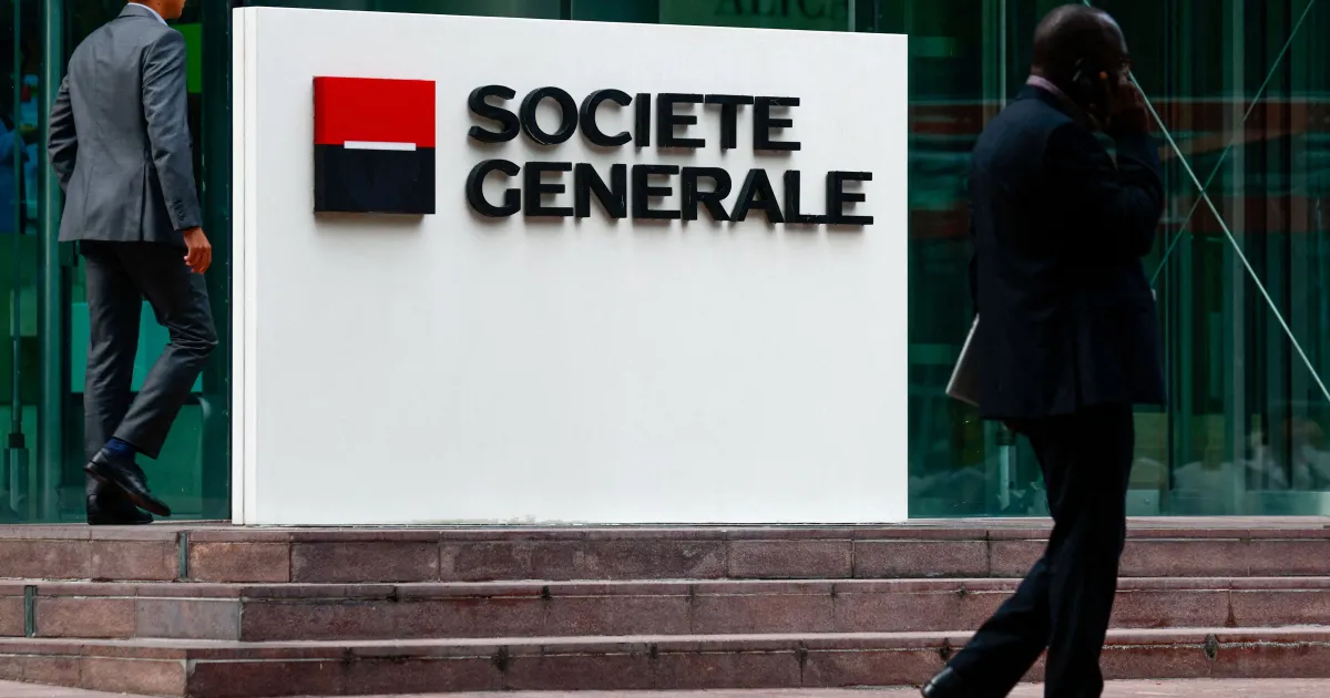 Agência do Société Générale em Paris