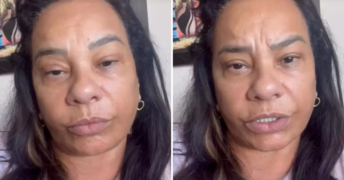 Solange Couto em vídeo nos Stories do Instagram