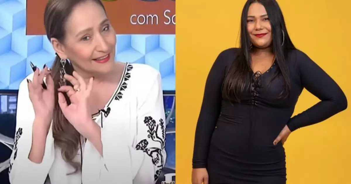 Sônia Abrão em estúdio