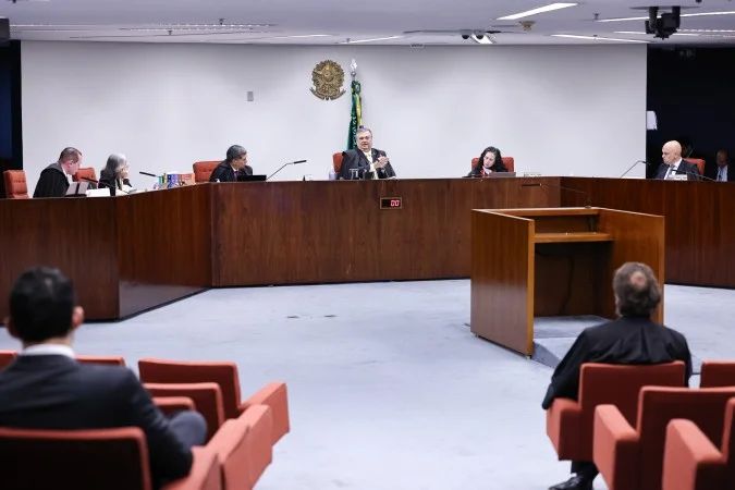 Plenário do STF durante sessão