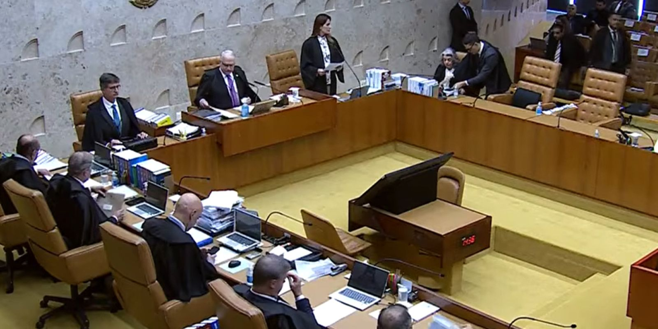 Plenário do STF em sessão virtual