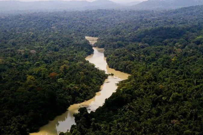 Mapa do Parque Nacional do Jamanxim
