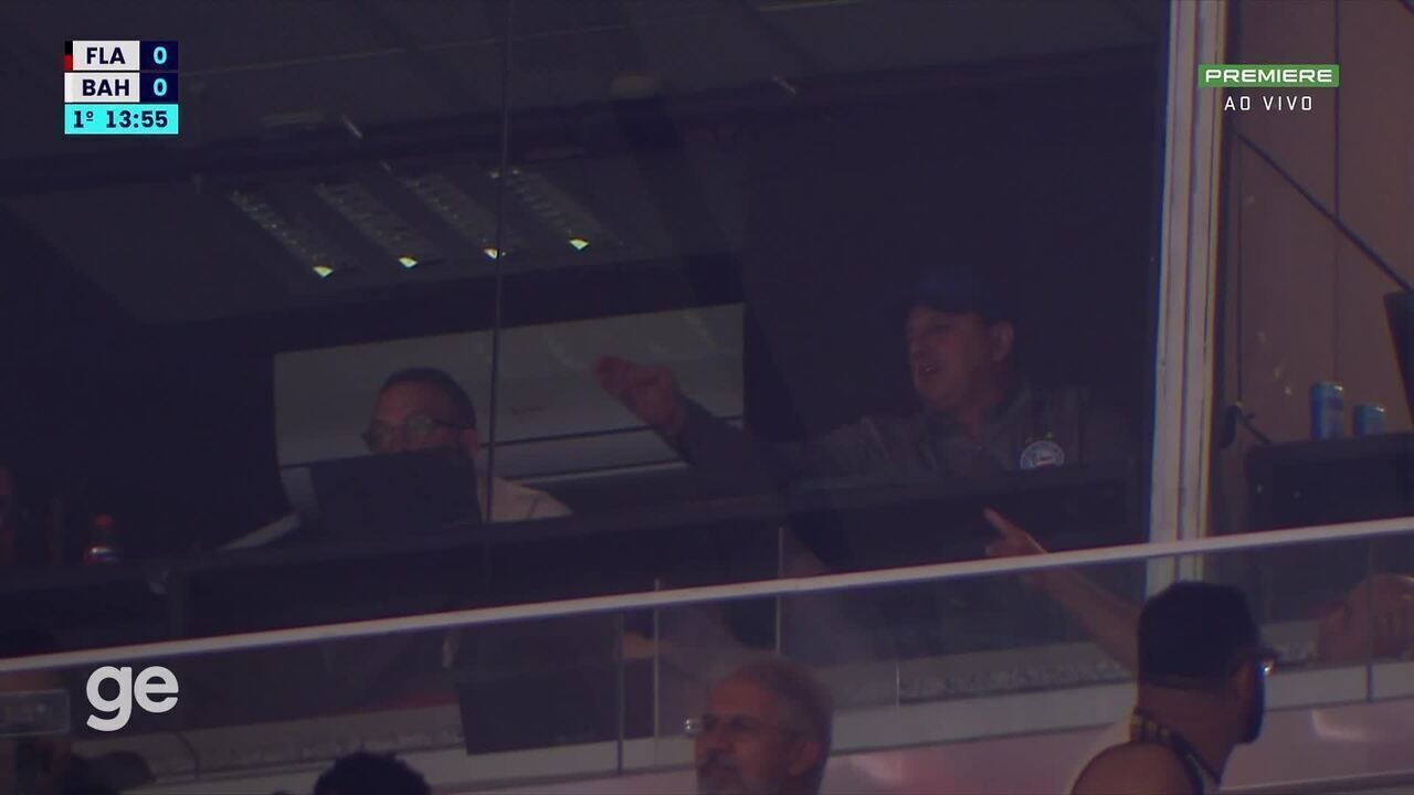 Rogério Ceni no camarote do Maracanã