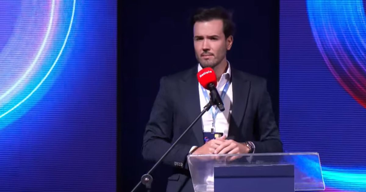 Tadeu Leite durante participação no evento Eloos em Belo Horizonte