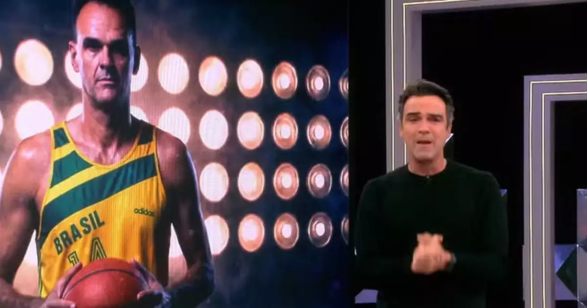 Tadeu Schmidt apresentando o BBB 26