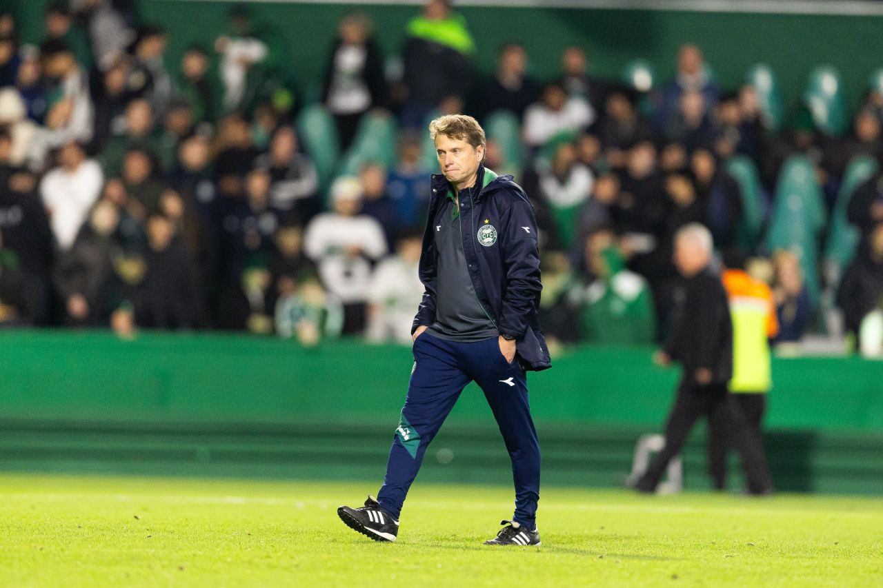 Fernando Seabra durante partida pelo Coritiba