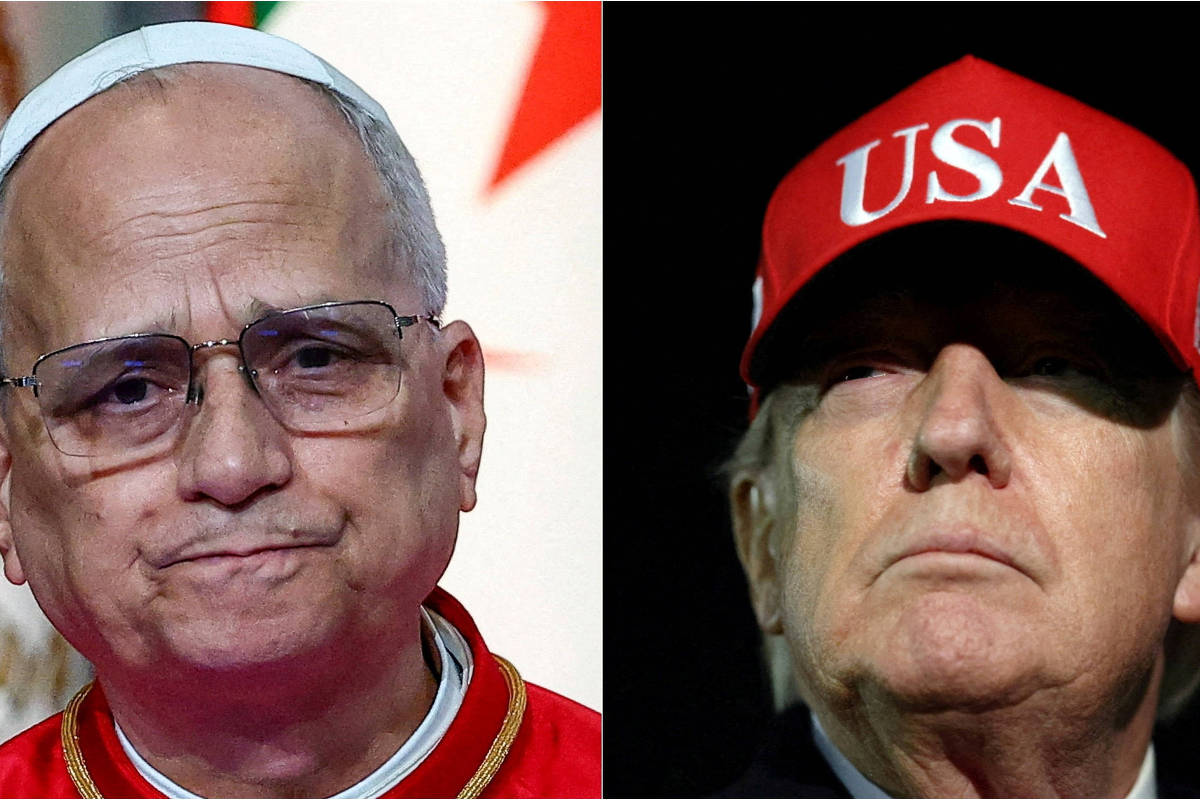 Papa Leão 14 durante homilia