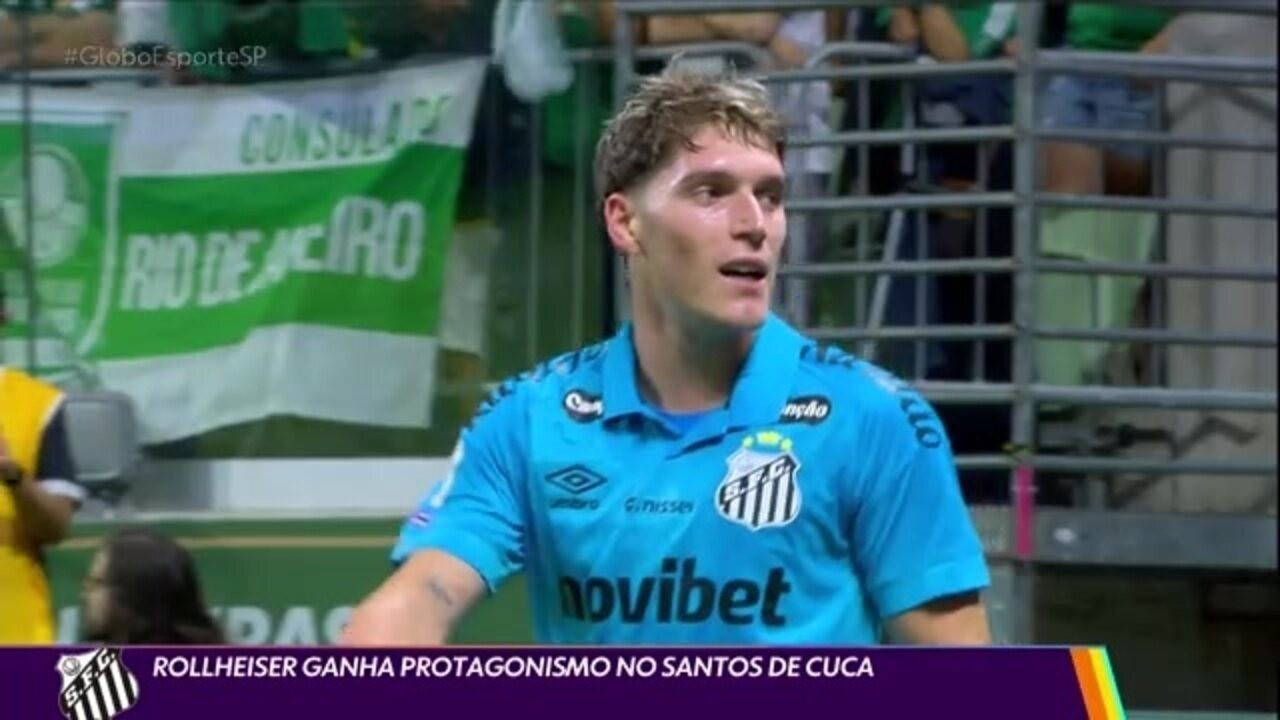 Thaciano durante treino no CT Rei Pelé