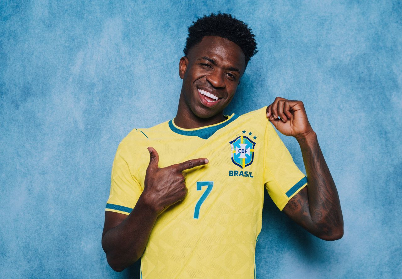 Neymar em ensaio da Seleção