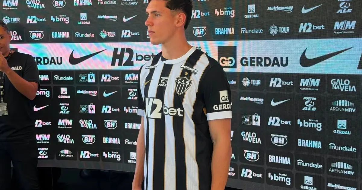 Thiago Borbas apresentado no Atlético-MG