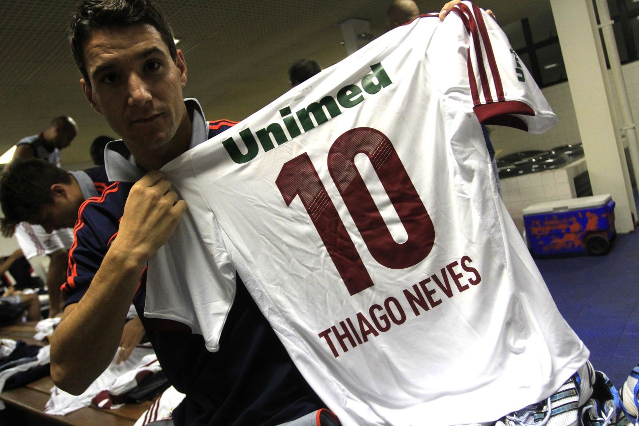 Thiago Neves em ação pelo Fluminense em 2012