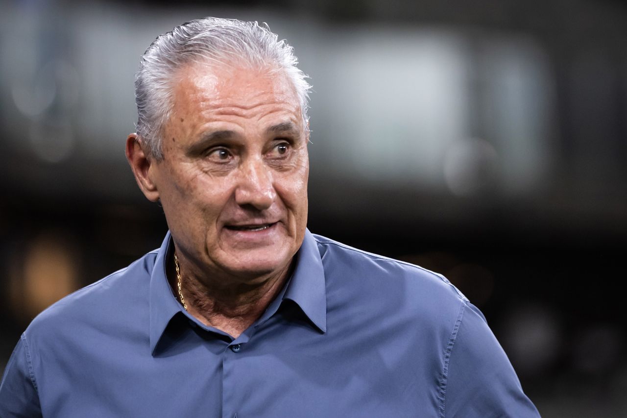 Tite em apresentação no Botafogo