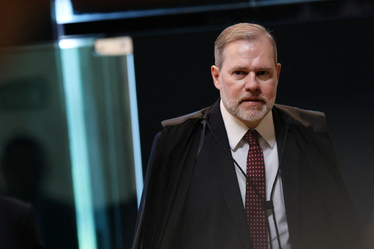 Ministro Dias Toffoli no plenário do STF