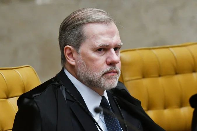 Ministro Dias Toffoli no plenário do STF