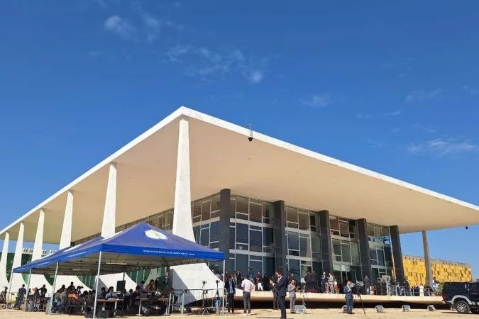 Plenário do STF durante sessão