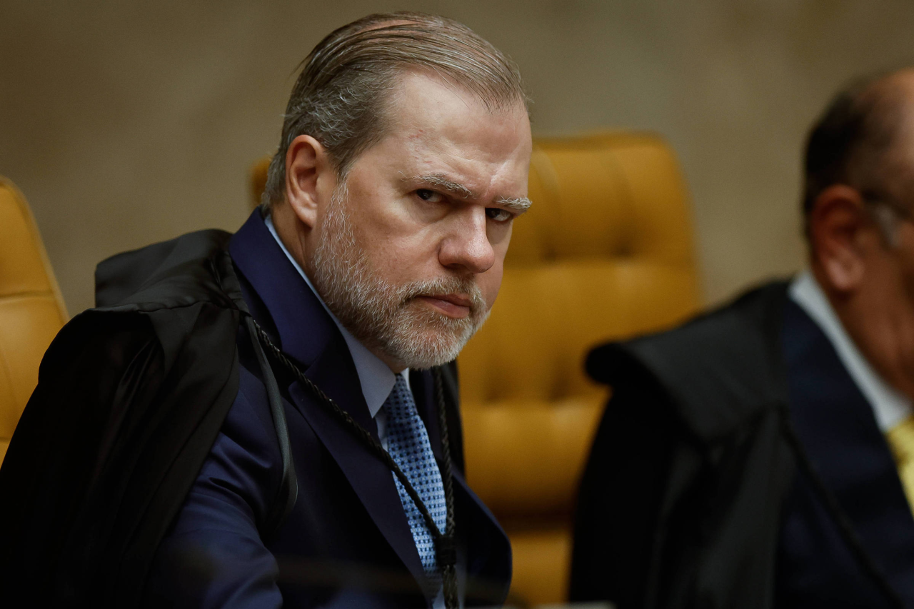 Ministro Dias Toffoli no plenário do STF