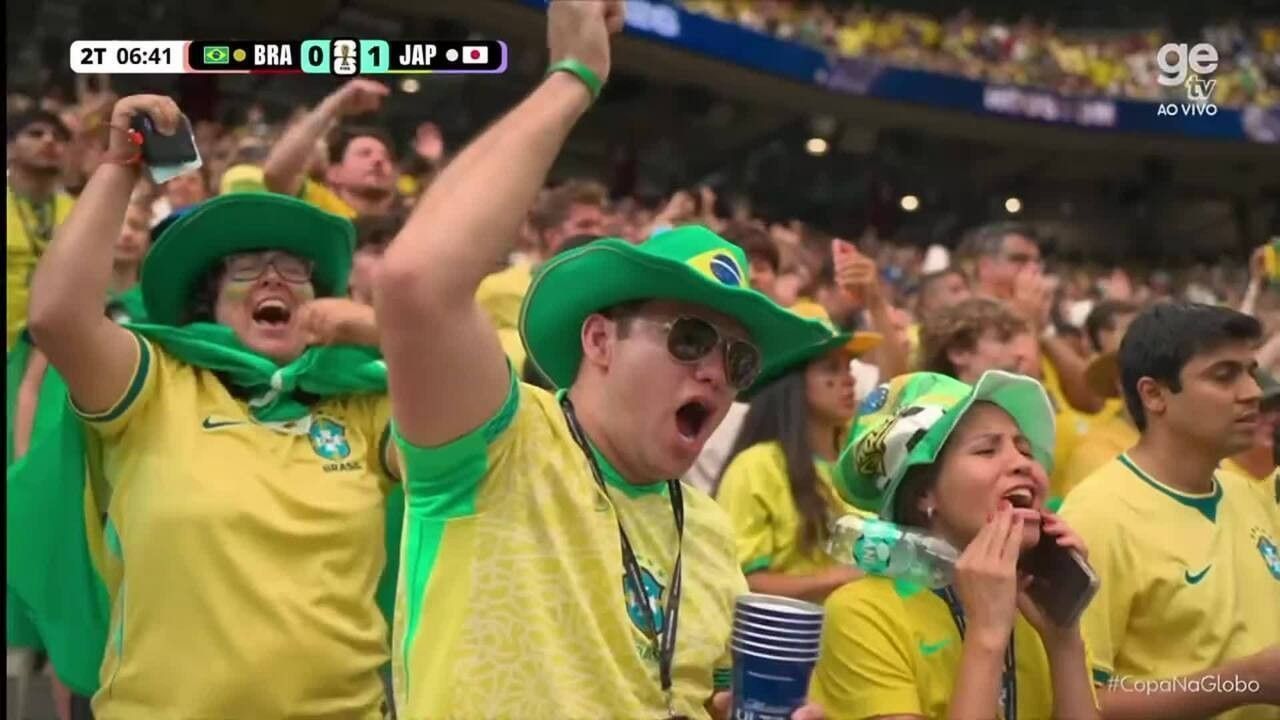 Martinelli comemora após marcar o gol decisivo contra o Japão