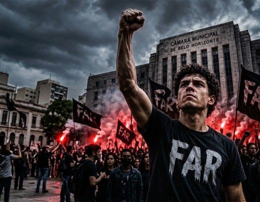 Torcida na porta da Câmara Municipal de Belo Horizonte
