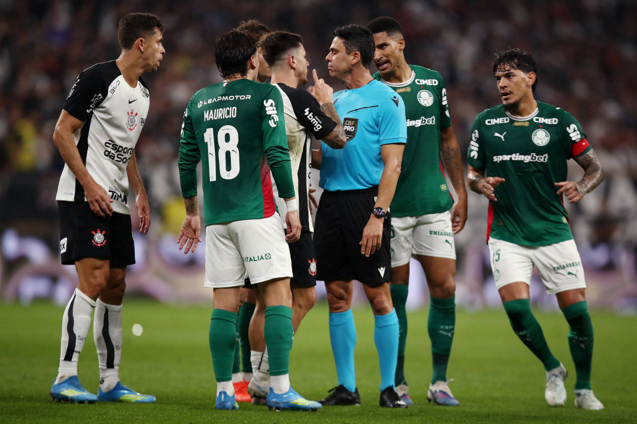 Confronto após clássico Corinthians x Palmeiras