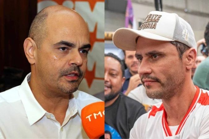 Reunião de transição entre as equipes de Cleitinho e Mateus Simões