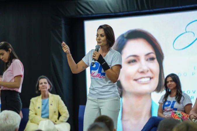 Michelle Bolsonaro em vídeo de campanha