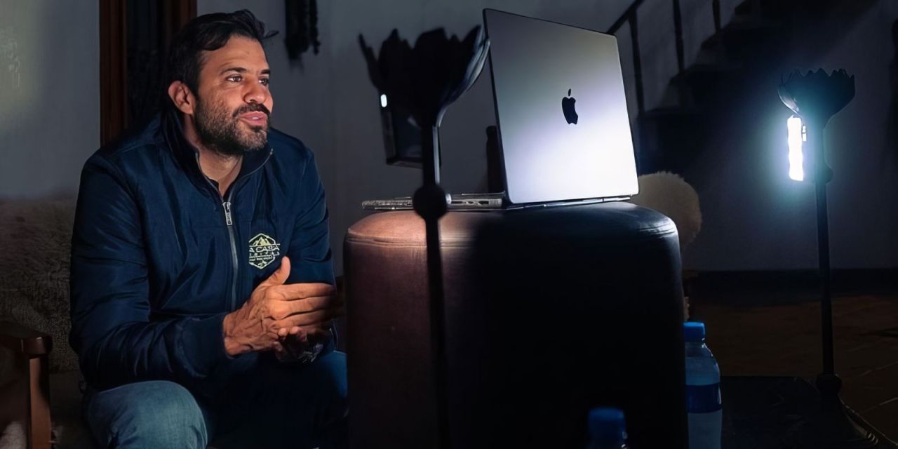 Pablo Marçal durante campanha de 2024