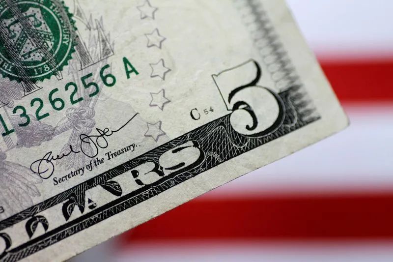 Gráfico com alta do rendimento do Treasury de 10 anos