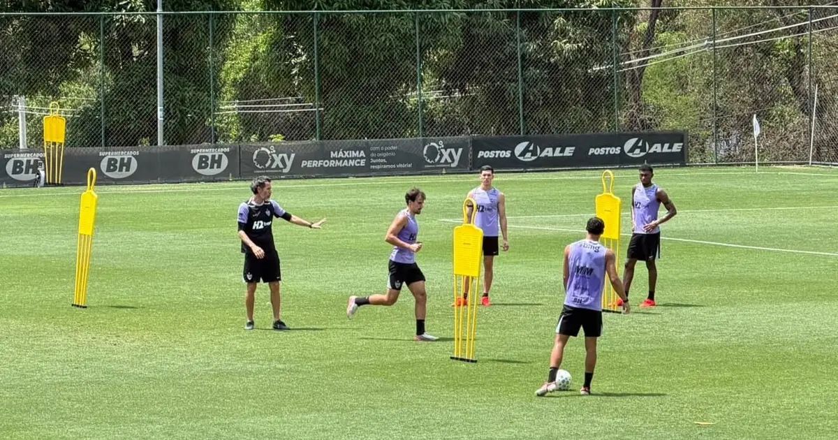 Treino aberto do Atlético na Cidade do Galo