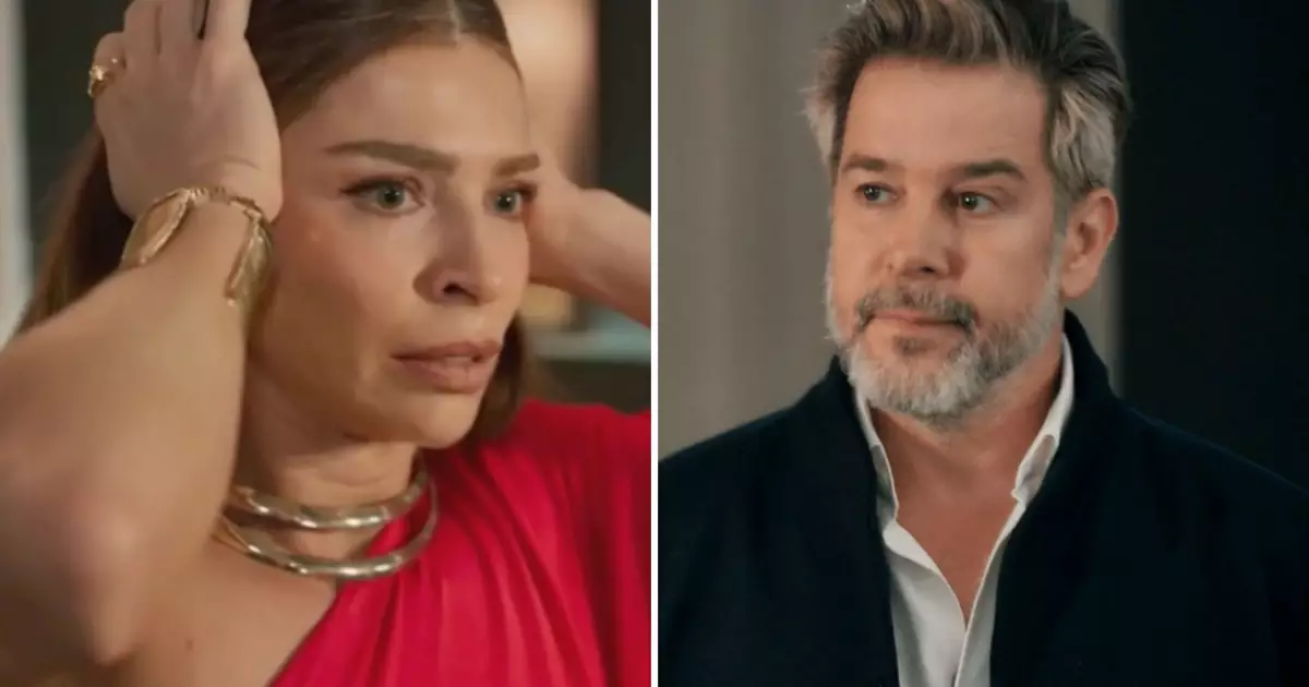 Murilo Benício e Grazi Massafera em cena da reta final de Três Graças