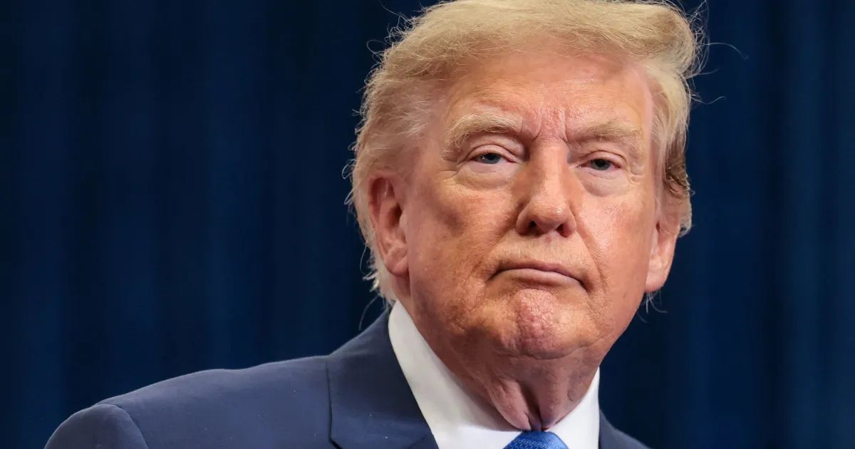 Presidente Trump em pronunciamento, referindo-se à Bombardier