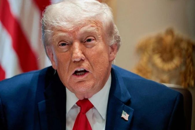 Donald Trump em postagem anunciando acordo