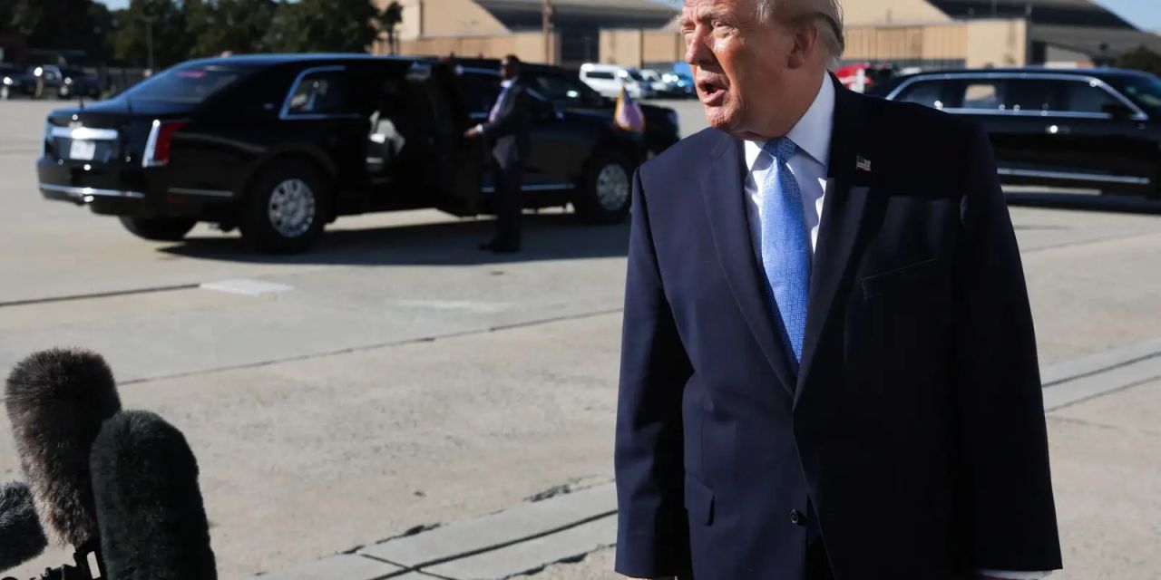 Donald Trump em entrevista