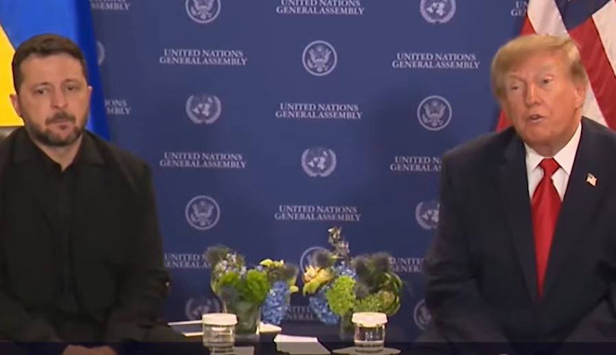Donald Trump se encontra com Volodymyr Zelensky às margens da Assembleia Geral da ONU, em Nova York