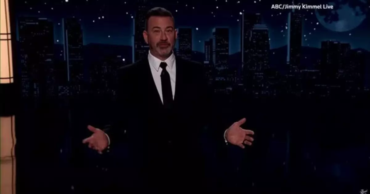 Jimmy Kimmel no palco do Jimmy Kimmel Live