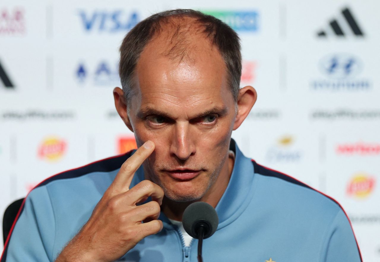 Thomas Tuchel em coletiva antes de Inglaterra x RD Congo
