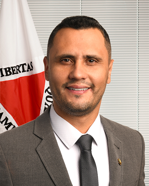 Senador Cleitinho Azevedo durante convenção do Republicanos em Brasília, onde foi confirmada sua candidatura ao Governo de Minas Gerais