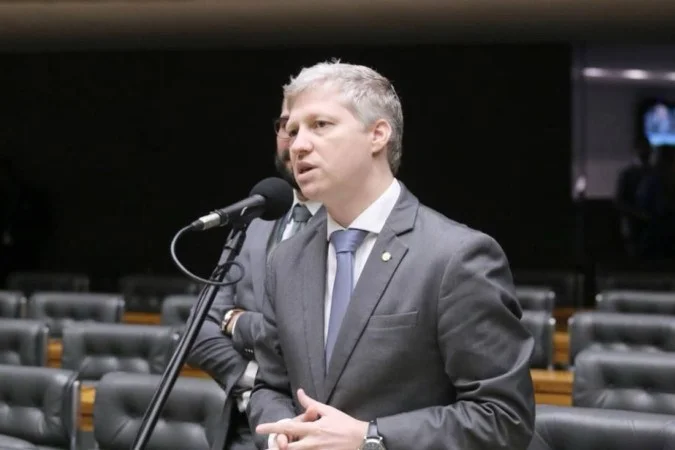 Marcel van Hattem no plenário da Câmara