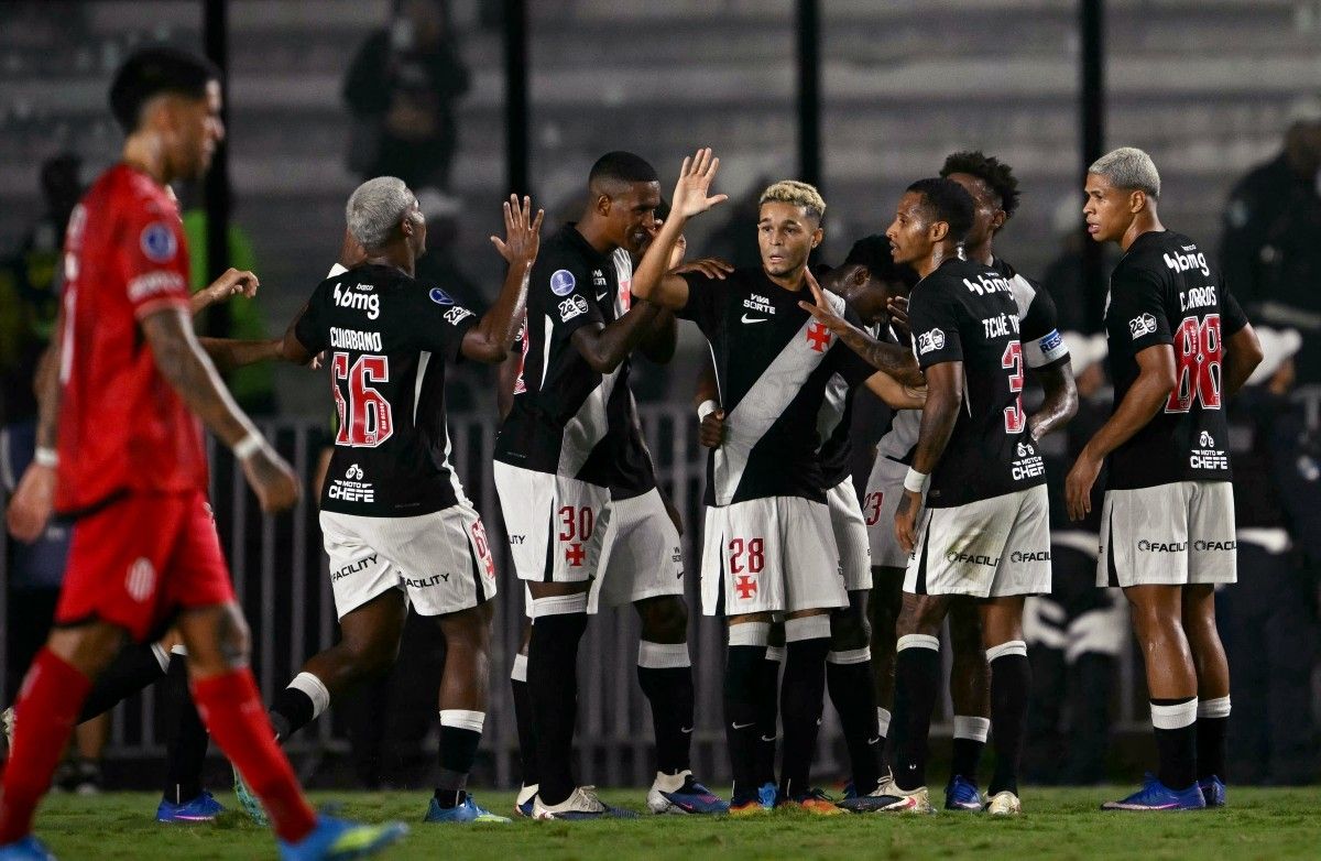 Jogadores do Vasco em campo